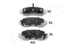 HONDA 06450S34000 Brake Pad Set, disc brake